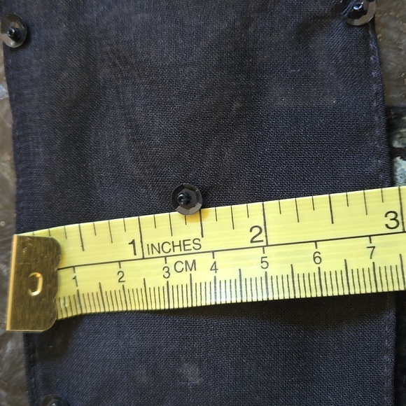 Black Beaded Fringe Accessory Belt or Scarf, NWT - Picture 7 of 9